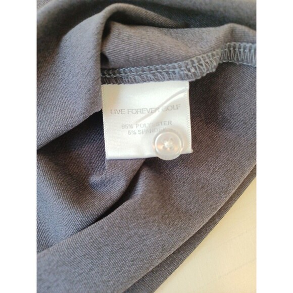 Live Forever Performance golf shirt mens XL navy pocket short sl. sporty office - Picture 6 of 9